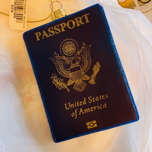 🌲Passport Ornament for Holiday ✨✈️🪐🌎 - Picture 1 of 4